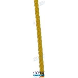 POLIESTER ROPE 4 MM YELLOW 12 M