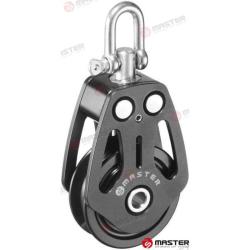 60MM ALUMINUM SINGLE BLOCK/ SWIVEL SHACK