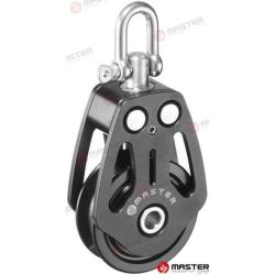 50MM ALUMINUM SINGLE BLOCK/ SWIVEL SHACK