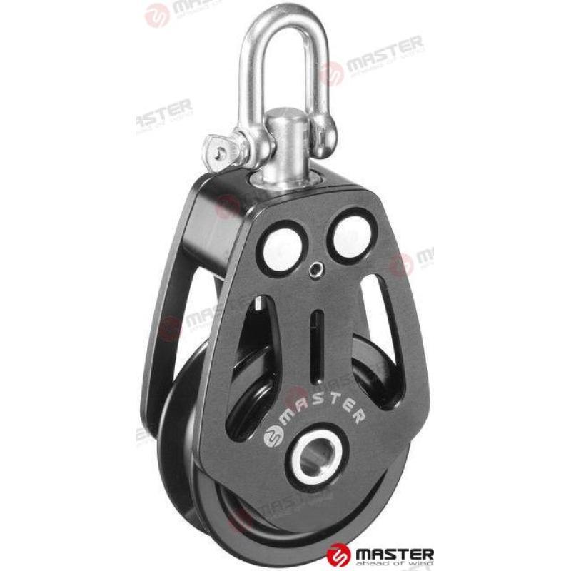 50MM ALUMINUM SINGLE BLOCK/ SWIVEL SHACK