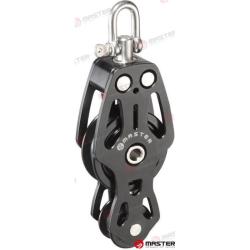 50MM ALUMINUM FIDDLE / SWIVEL SHACKLE