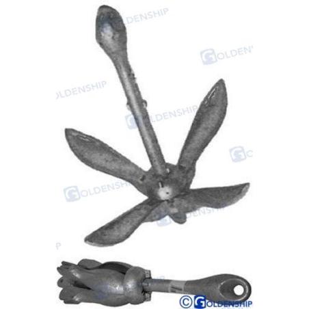 GRAPNEL ANCHOR TYPE ""A"" 1.5 KG