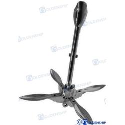 GRAPNEL ANCHOR AISI-316 1.5 KG.