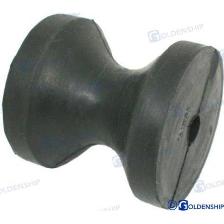 KEEL ROLLER 76X75 MM RUBBER