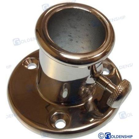 FLAG POLE SOCKET ANGLE 25 MM.