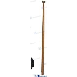 TEAK FLAG POLE 25*60 CM