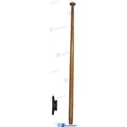 TEAK FLAG POLE 25*75 CM