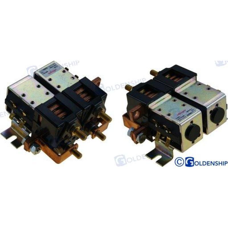 PAIRED CHANGEOVER CONTACTOR 12V 150A