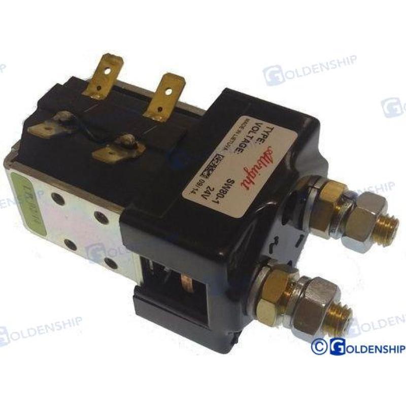 SINGLE CONTACTOR 1 POLE 12V 100A