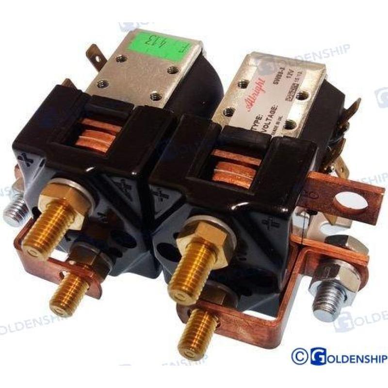 PAIRED CHANGEOVER CONTACTOR 12V 100A