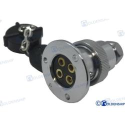 DECK CONNECTOR PLASTIC CAP 5A 4P