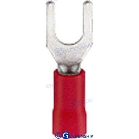 VINYL-INSULATED RING TERM. RED (25)