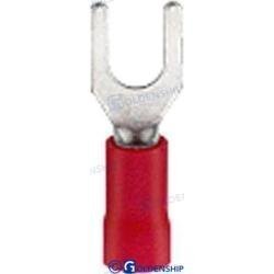 VINYL-INSULATED RING TERM. RED (25)