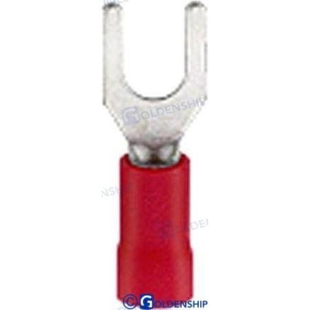 VINYL-INSULATED RING TERM. RED (25)