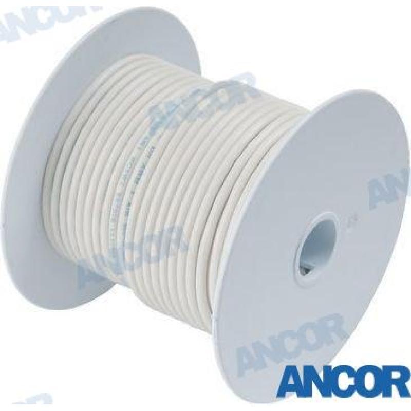 CABLE MARINO 18 AWG (0,8mm²) Blanco - 30