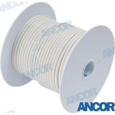 CABLE MARINO 16 AWG (1mm²)  Blanco -  7,