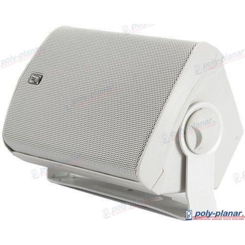 COMPACT 7” X 5” BOX SPEAKERS (WHITE)