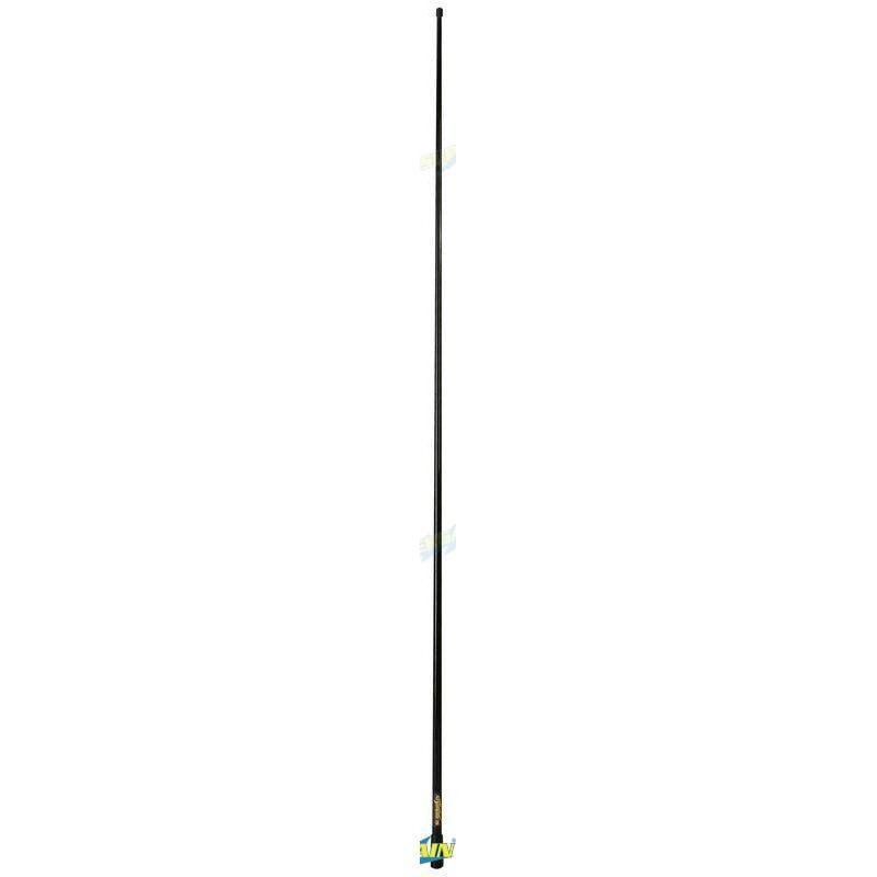 ANTENA VHF IBIZA -NEGRA 140MM CON ROTULA