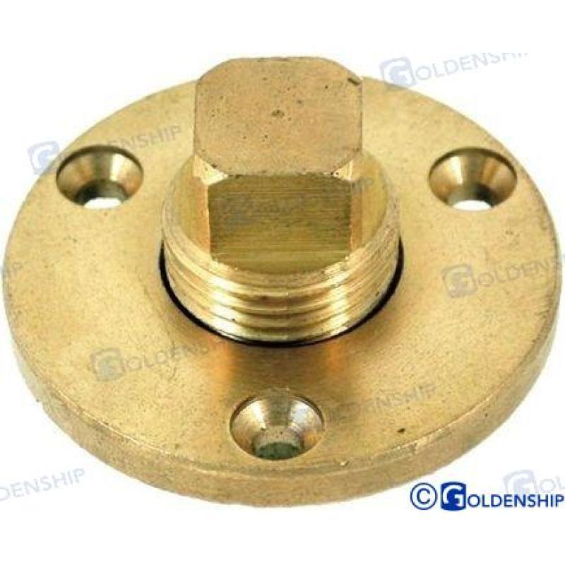 GARDBOARD DRAIN PLUG BRASS