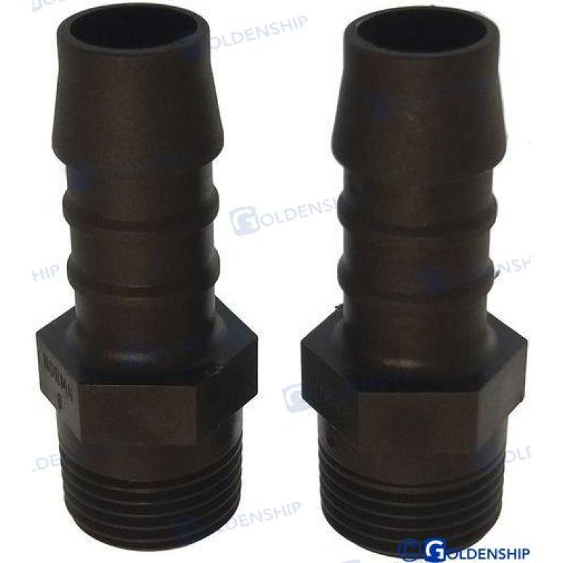 HOSE ADAPATER  3/8 - 12 (2)