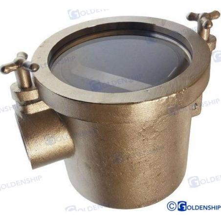 STAINLESS WATER FILTER 90º 1 1/2