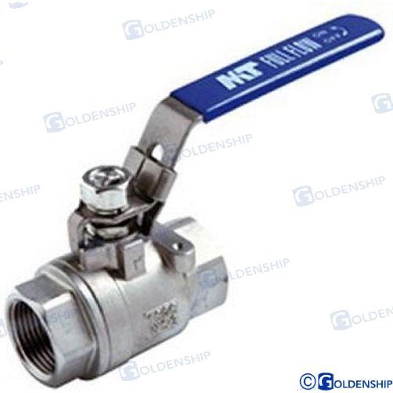 BALL VALVE 1""  STAINLESS