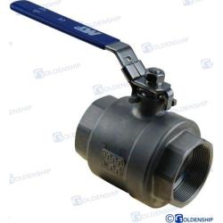 BALL VALVE 2""  STAINLESS