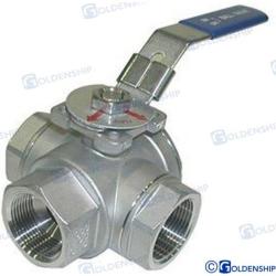 3-WAY BALL VALVE 1""1/4