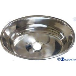 OVAL WASHBASIN W/SINK DRAIN - EXT. 265X3