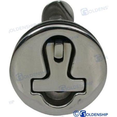 ROUND ""T"" HANDLE LATCH W/LOCK