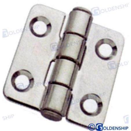 STAINLESS HINGE  40X37X2 (2)