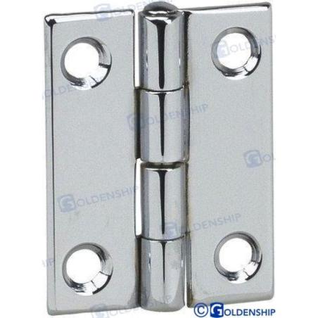 DOOR HINGE INOX  0,6MM  40X40 MM (2)