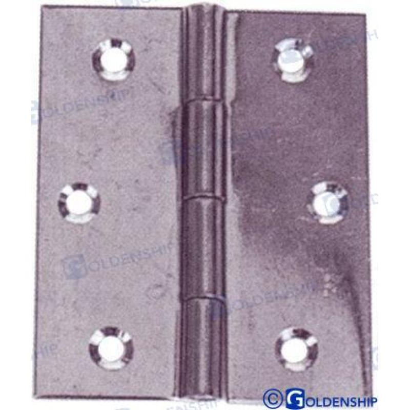 DOOR HINGE INOX  0,6MM  50X50 MM (2)