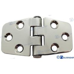 SS. DOOR HINGE 74*37 MM.