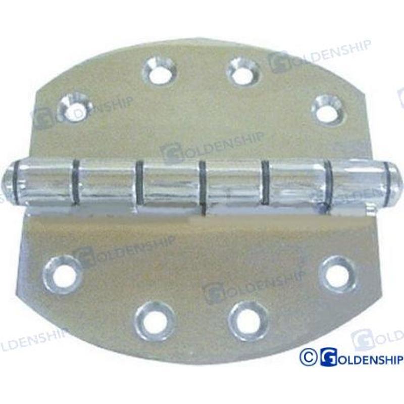 OVAL INOX HINGE 126X127