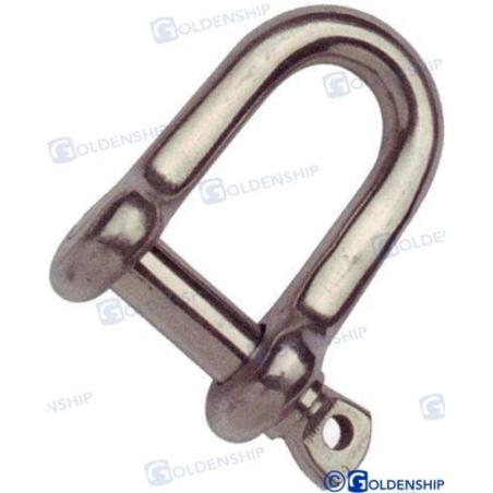 D SHACKLE, SCREW PIN 6MM (25) D SHACKLE, SCREW PIN 6MM (25)