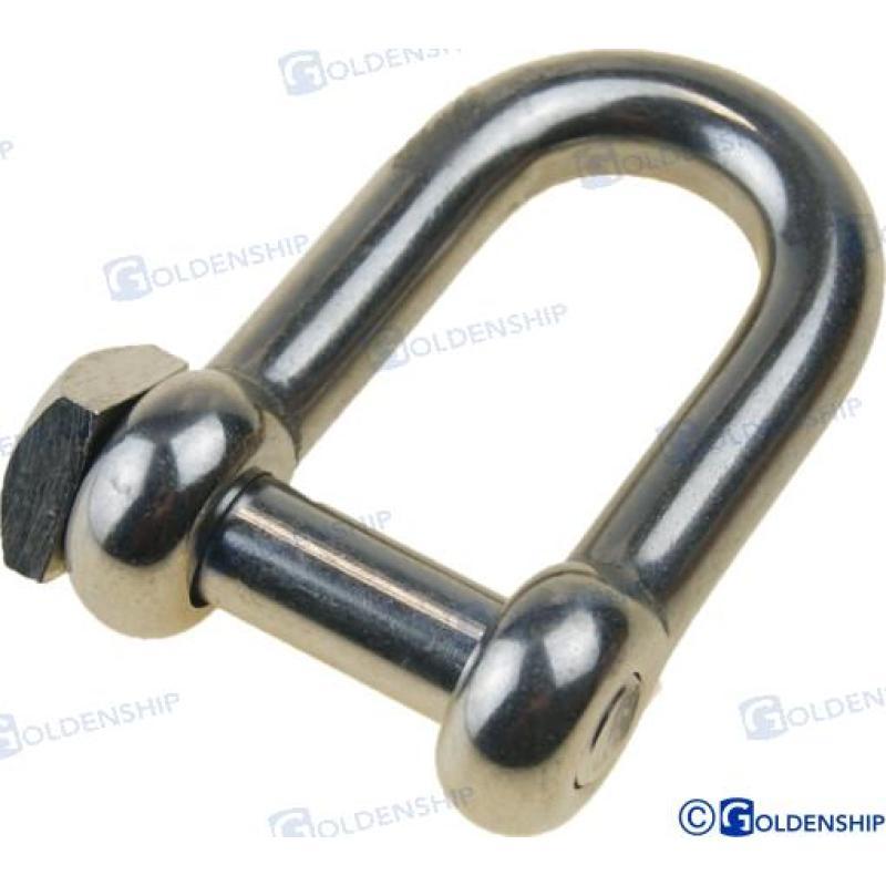 TRAWLING D SHACKLE, SCREW PIN 14MM