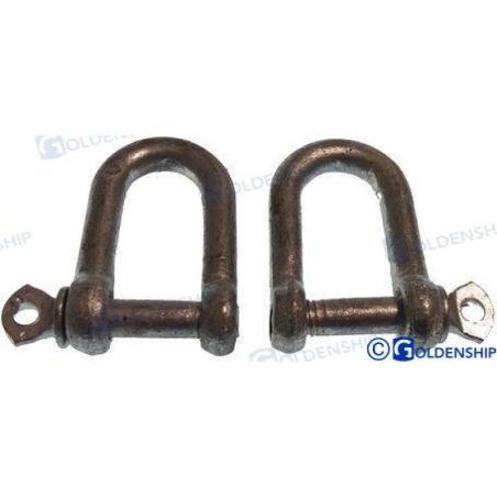 DEE SHACKLE HOT D. GALV. 6MM (PACK 2)