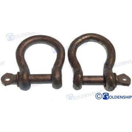 BOW SHACKLE HOT D. GALV. 6MM (2)