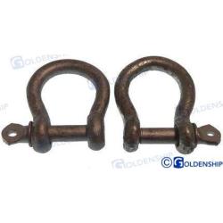 BOW SHACKLE HOT D. GALV. 8MM (PACK 2)