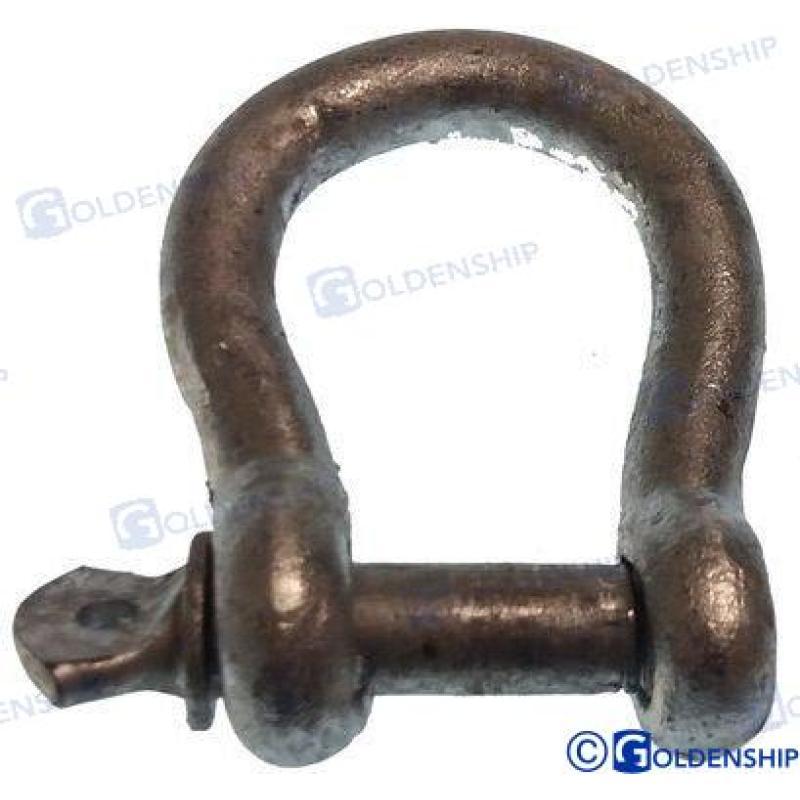 BOW SHACKLE HOT D. GALV. 10MM