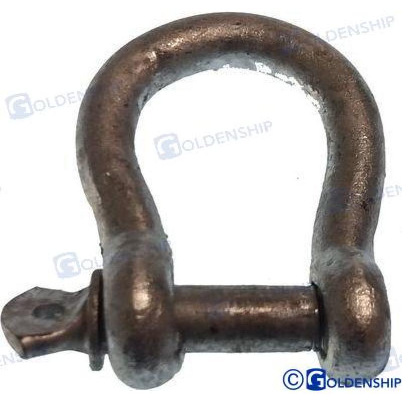 BOW SHACKLE HOT D. GALV. 12MM