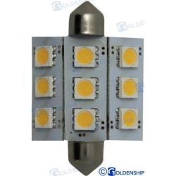 BULB FESTOON 9LED 2W 10/30V