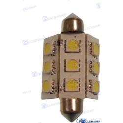 BULB FESTOON 9LED 2W 10/30V