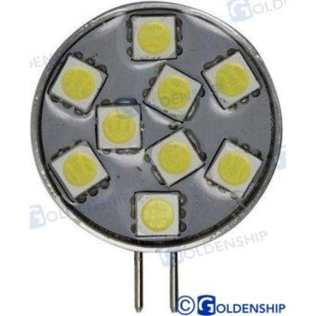 BULB G4 VERTICAL 9LED 1,8W 10/30V