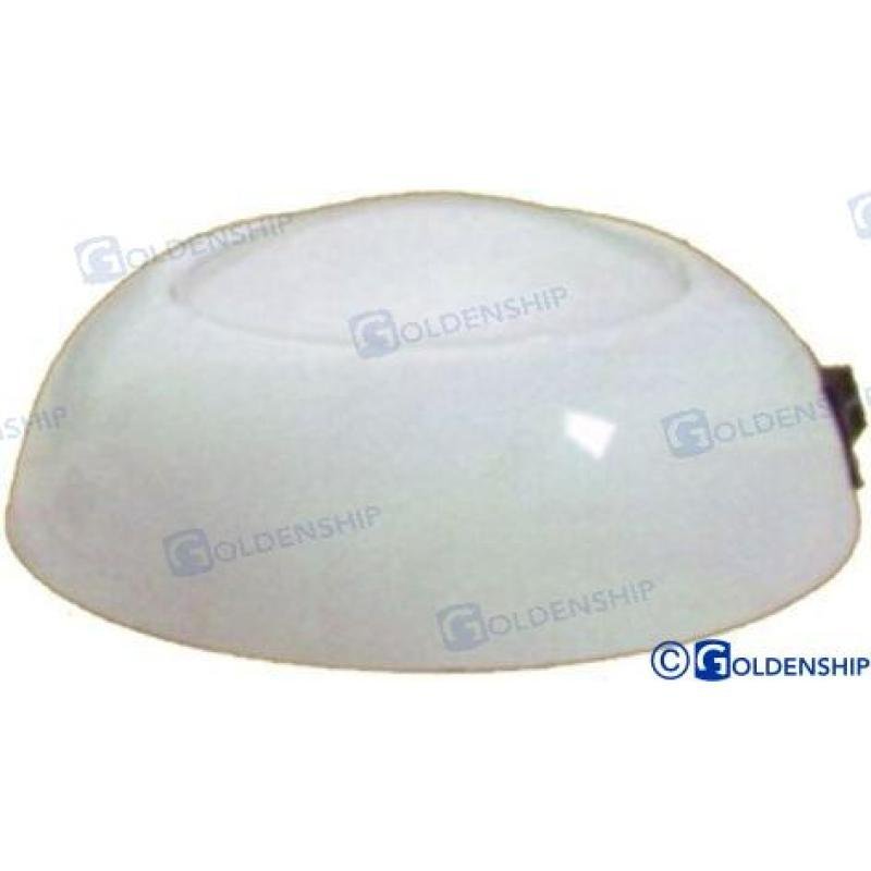 LED DOME LIGHT WHITE PLASTIC 3""