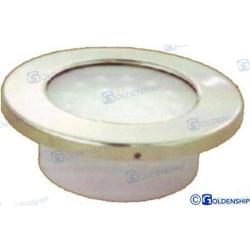 ROUND EXTERIOR DOME SS. LIGHT 3""