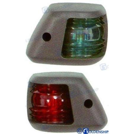 PAIR NAVIGATION LIGHT GREEN AS-20 BLACK