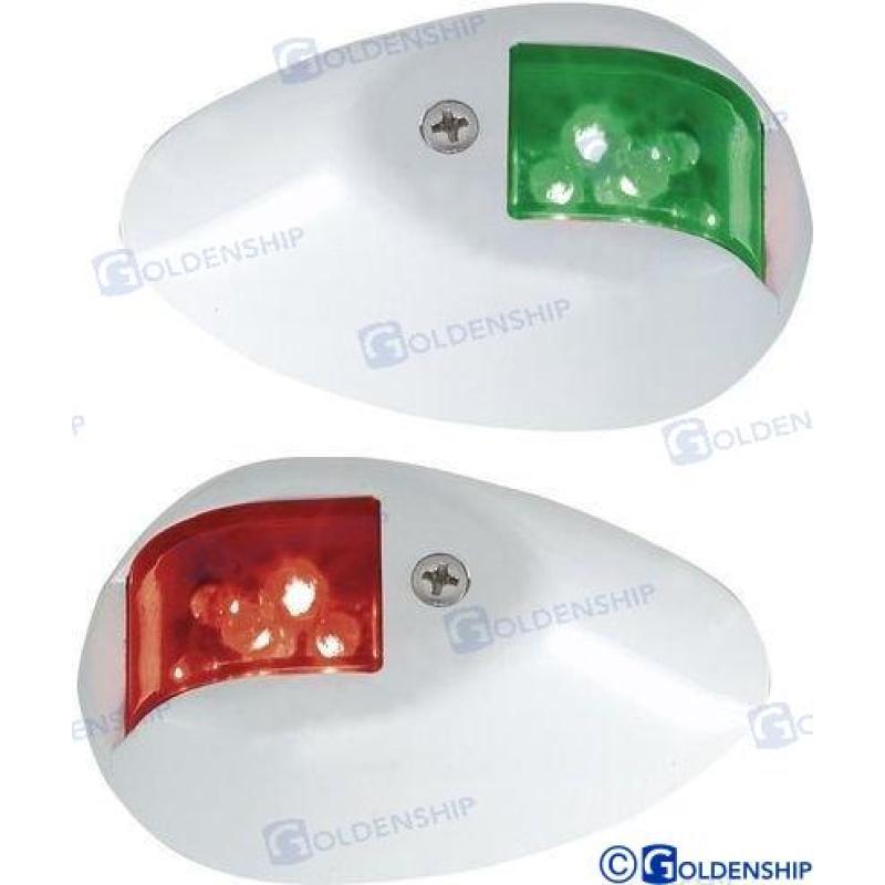 PAIR VERTICAL NAV.LIGHTS WHITE-LED