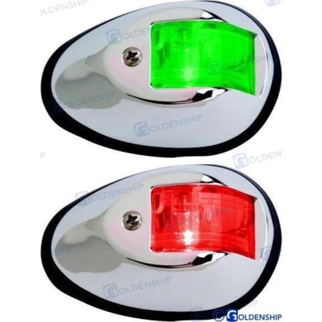 PAIR VERTICAL NAVIGATION LIGHTS 304 SS L